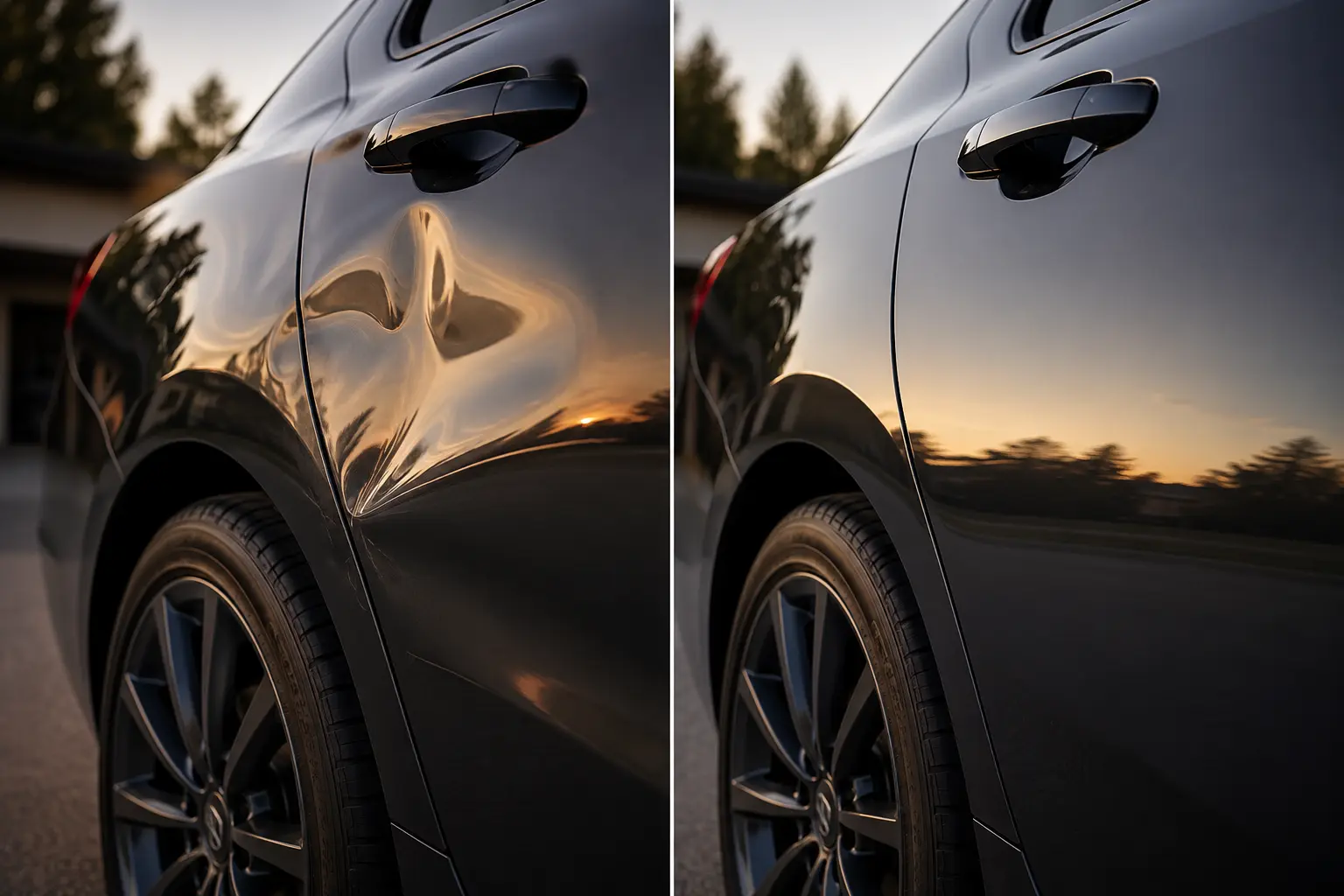 Paintless dent removal versus traditional body shop repair in Fresno